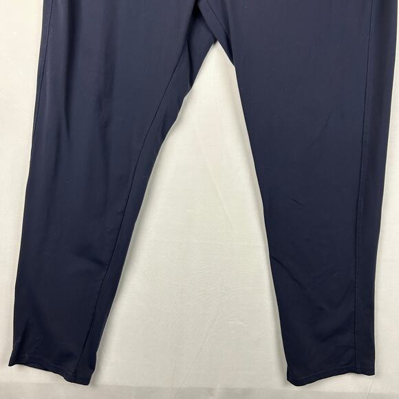 Public Rec Tapered Leg Elastic Tie Waist Jogger Pant Navy Blue Men's Size 36x32 - Picture 3 of 10